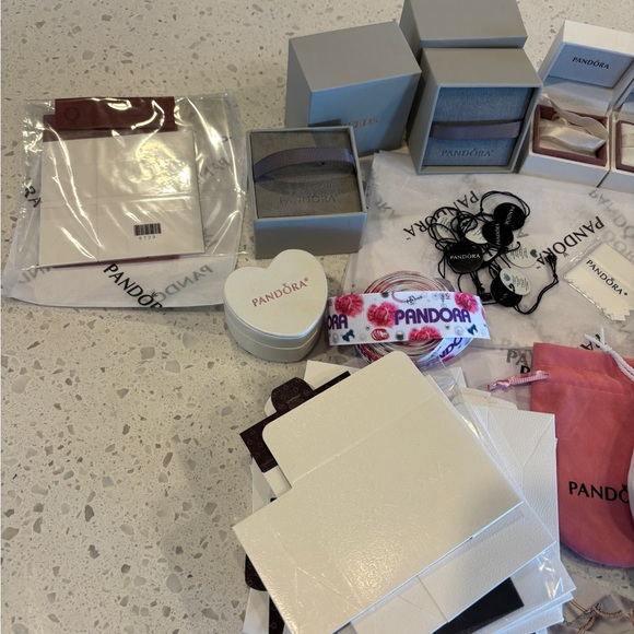 Pandora Assorted Jewelry Packaging Boxes lot for bracelet charm! NEw - Picture 3 of 6